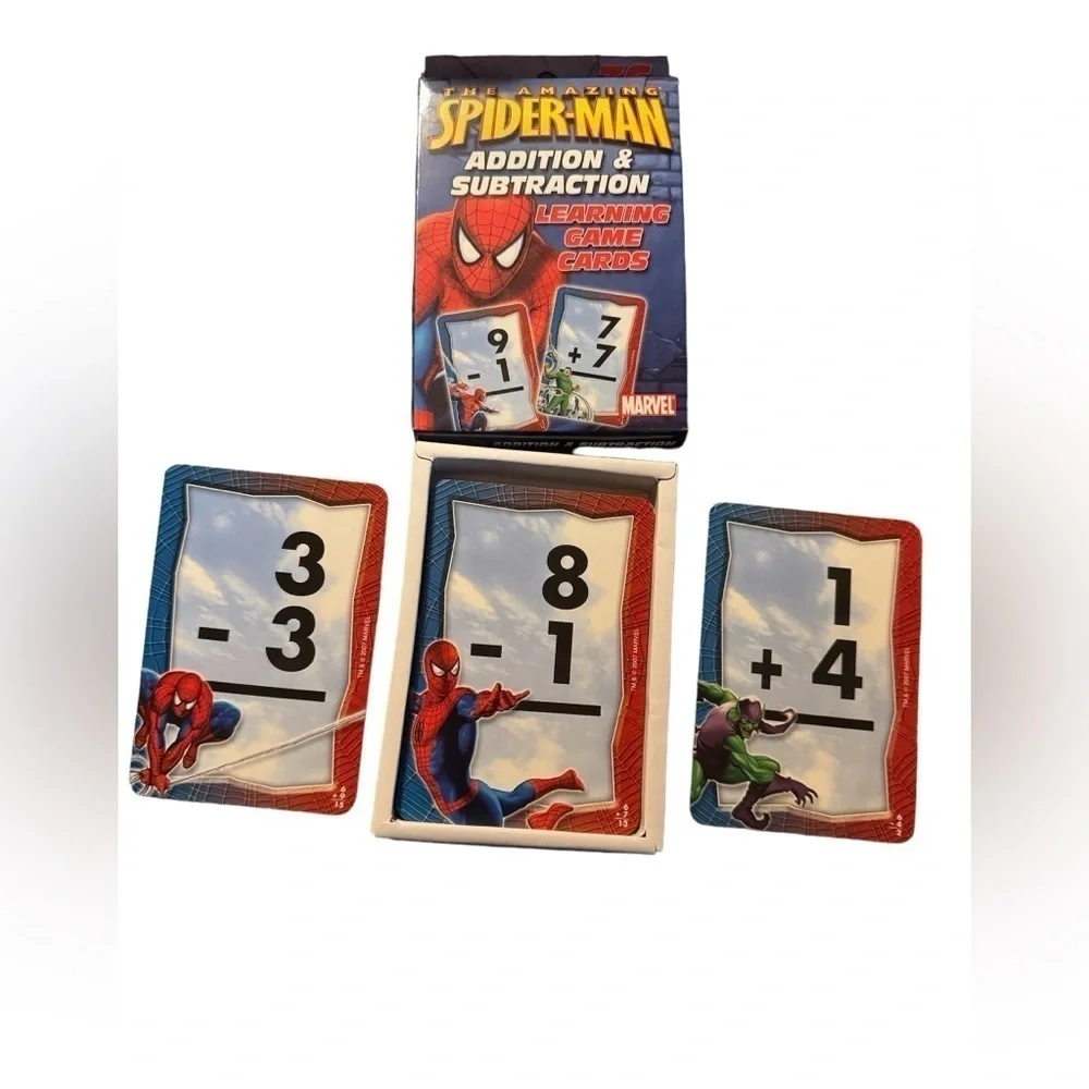 Spider-man learning cards bundle